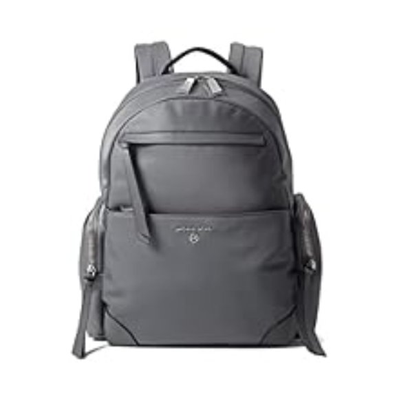 Michael Kors Prescott Backpack Heather Gray Nylon Large Size NEW SEALED - Picture 3 of 10